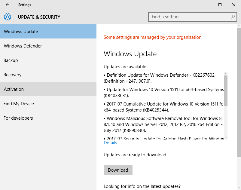 download windows 10 update manually